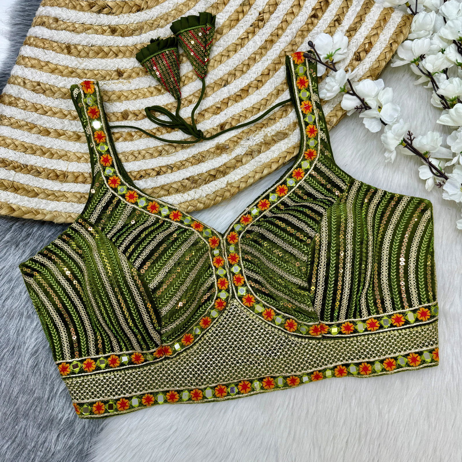 Rk Blouse Soft Velvet Designer Party Wear Sleeveless Blouse Wholesale Shop In Surat
